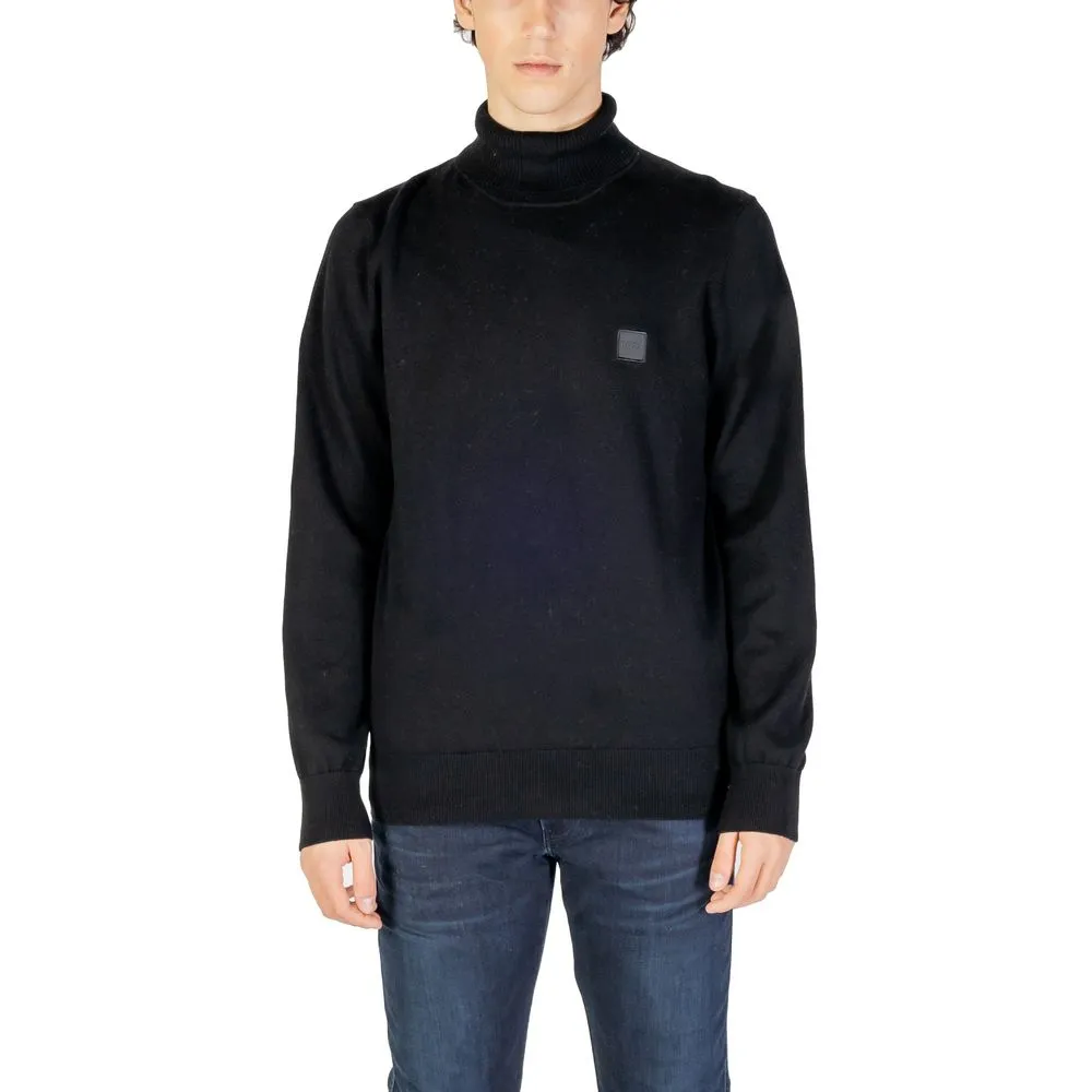 Hugo Boss Men's Black Cotton Sweater