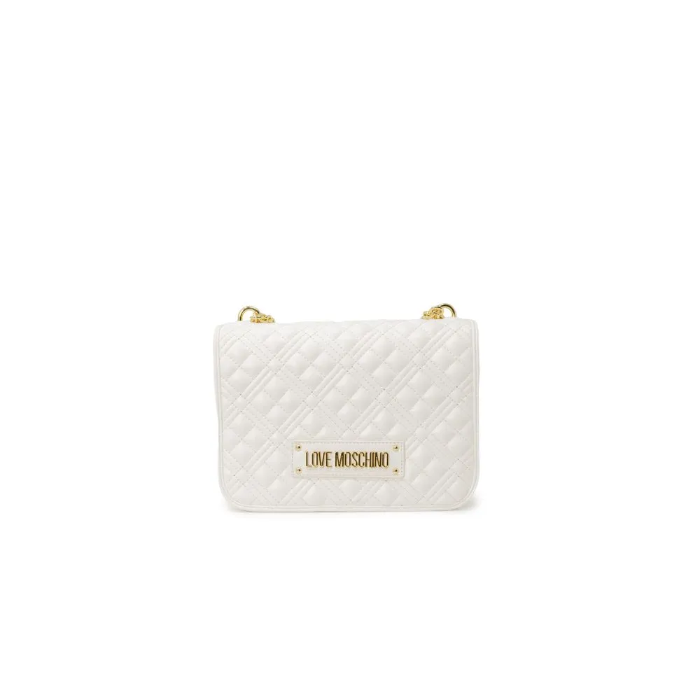 Love Moschino Women's White Polyethylene Handbag