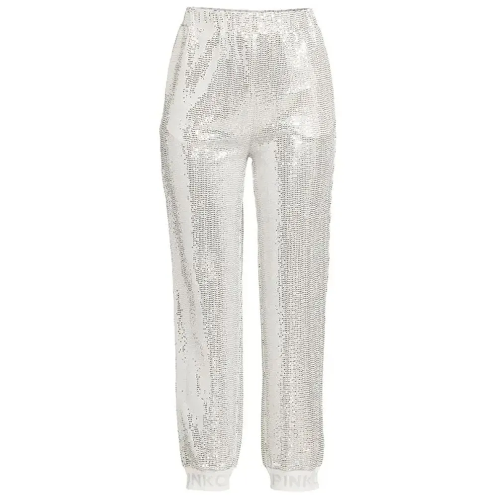 PINKO Women's Gray Polyamide Jeans & Pant