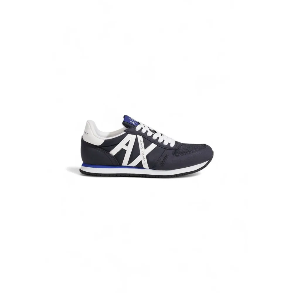 Armani Exchange Men's Blue Polyester Sneaker
