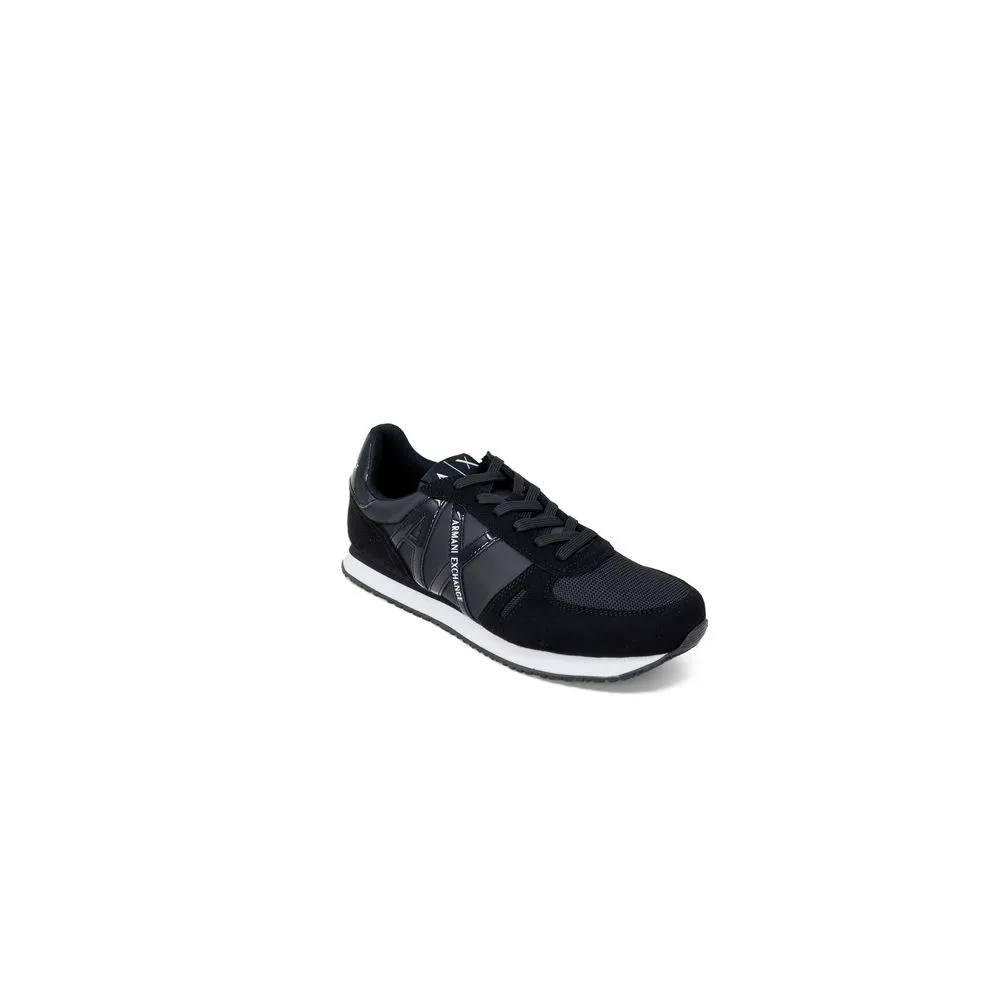 Armani Exchange Women's Black Polyester Sneaker