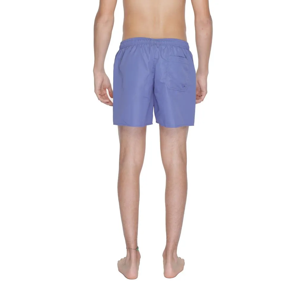 EA7 Emporio Armani Men's Purple Polyester Swimwear