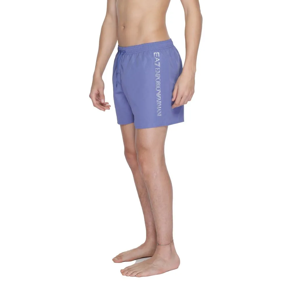 EA7 Emporio Armani Men's Purple Polyester Swimwear