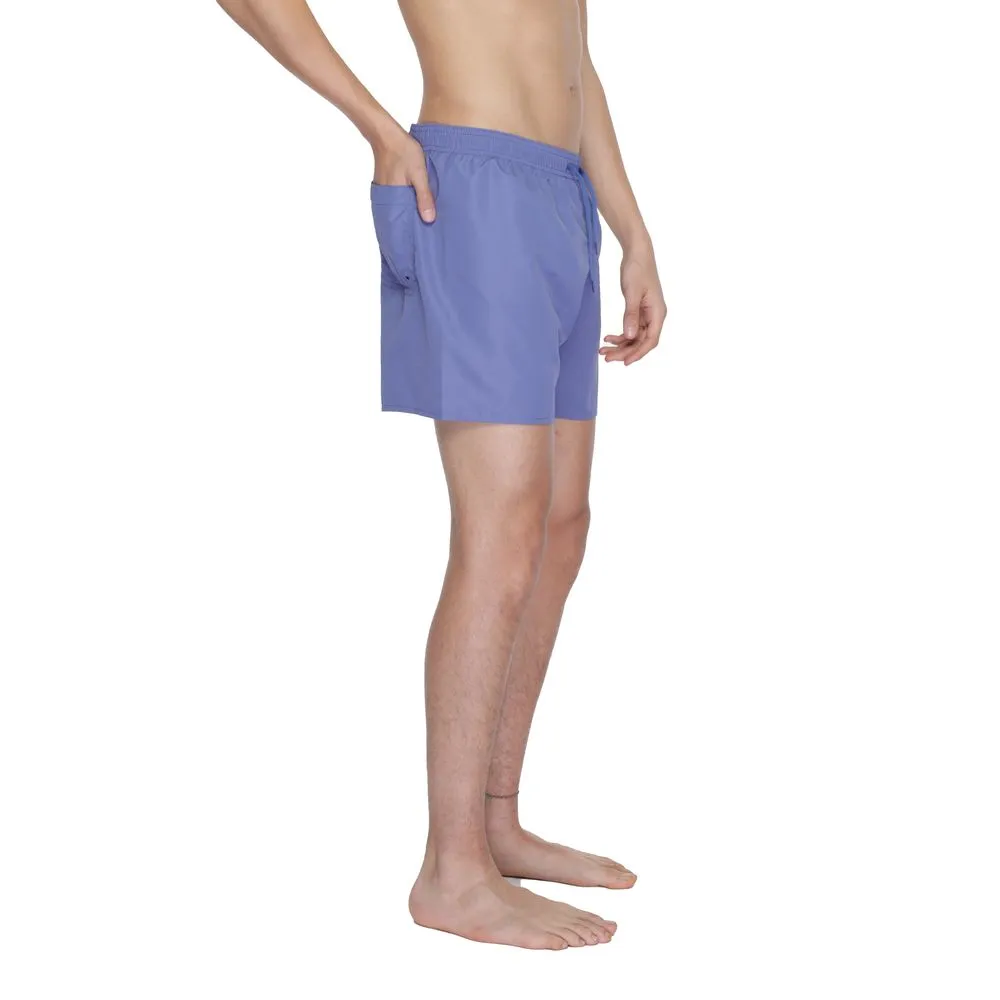 EA7 Emporio Armani Men's Purple Polyester Swimwear