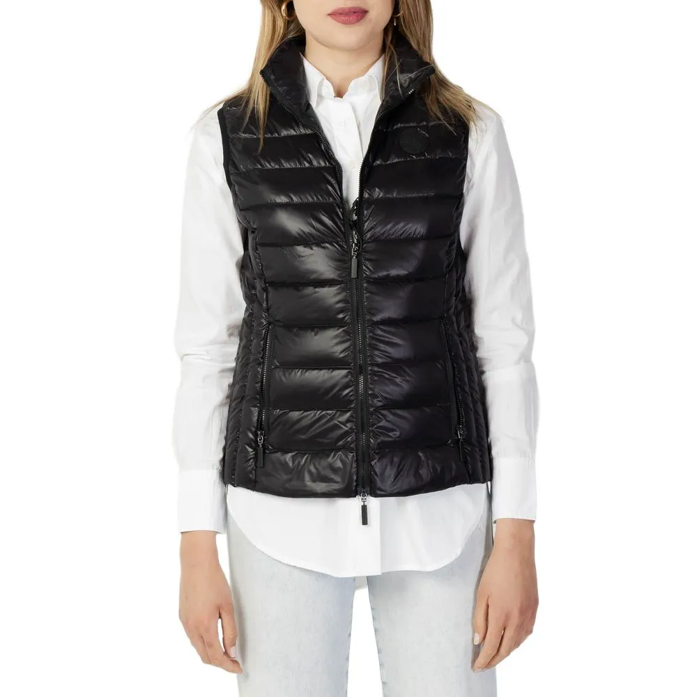 Armani Exchange Women's Black Polyester Jackets & Coat