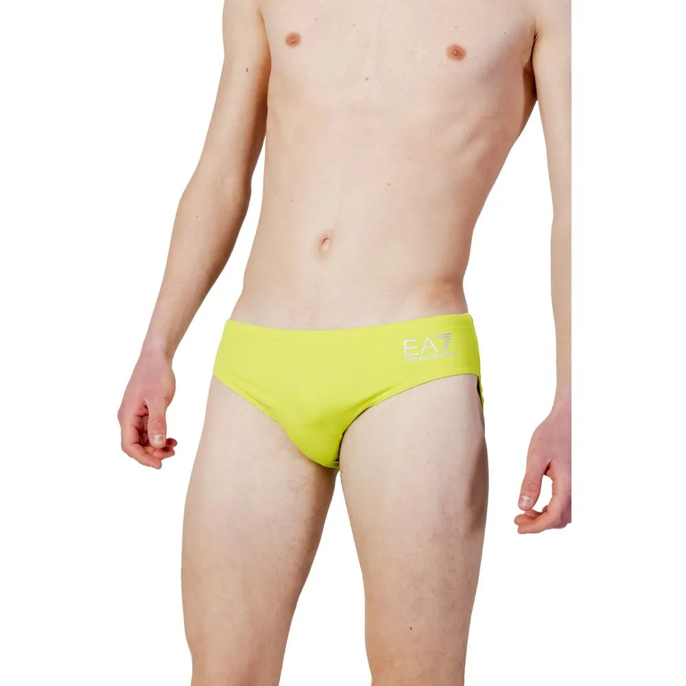 EA7 Emporio Armani Men's Green Polyester Swimwear