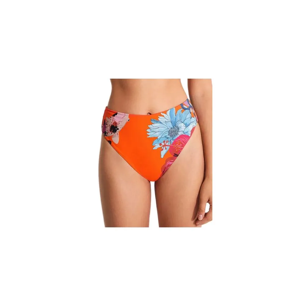 Desigual Women's Orange Polyester Swimwear