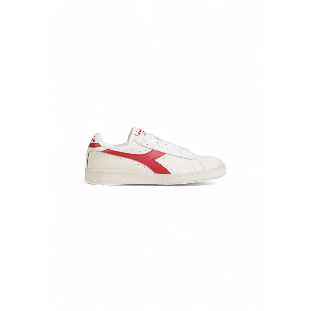 Diadora Men's Red Leather Sneaker