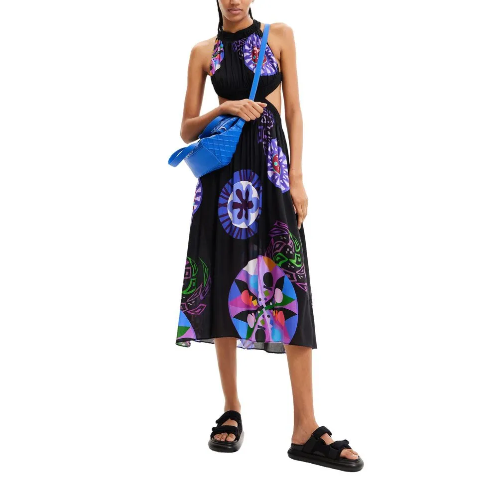 Desigual Women's Purple Viscose Swimwear