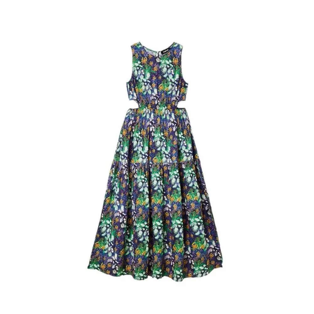 Desigual Women's Blue Viscose Dress
