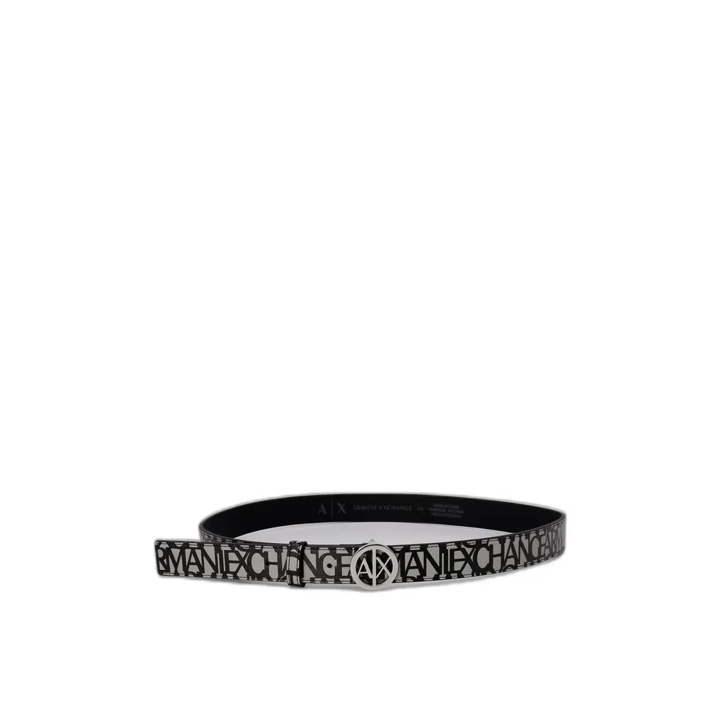 Armani Exchange Women's Gray Polyester Belt