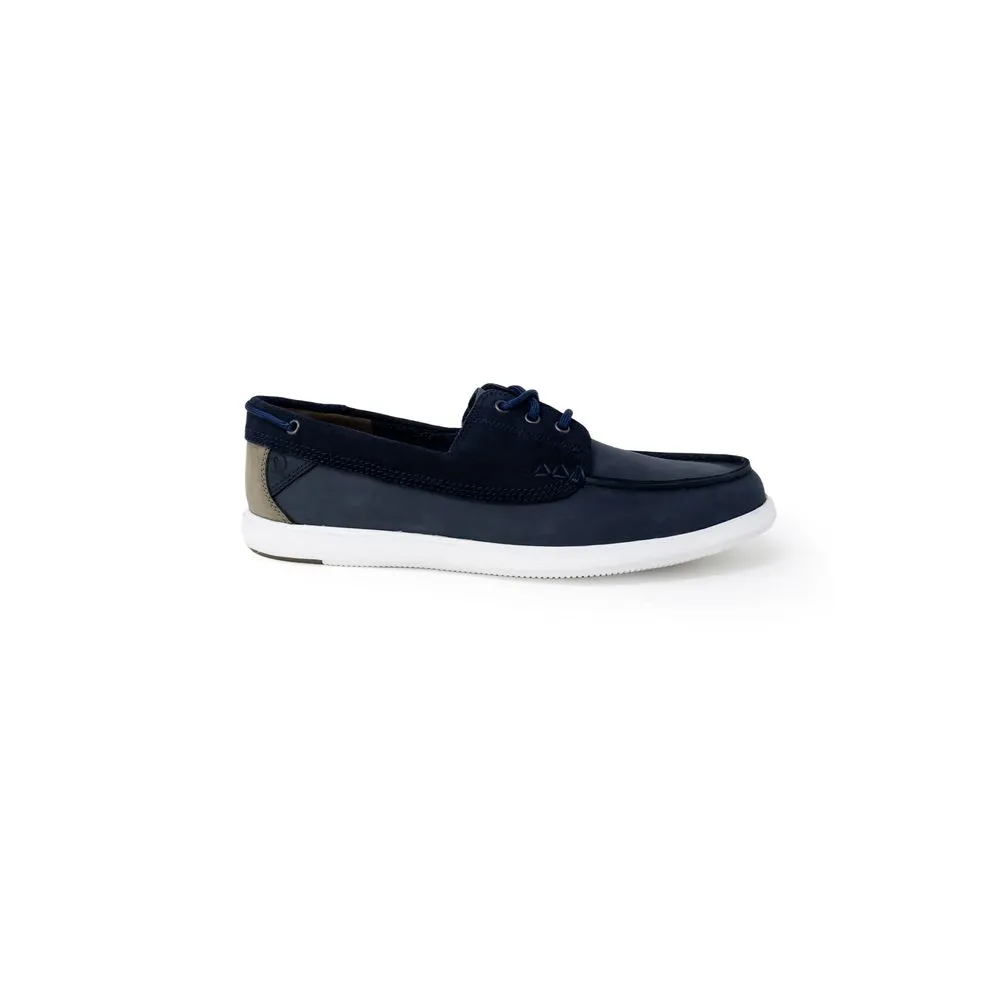 Clarks Men's Blue Leather Casual