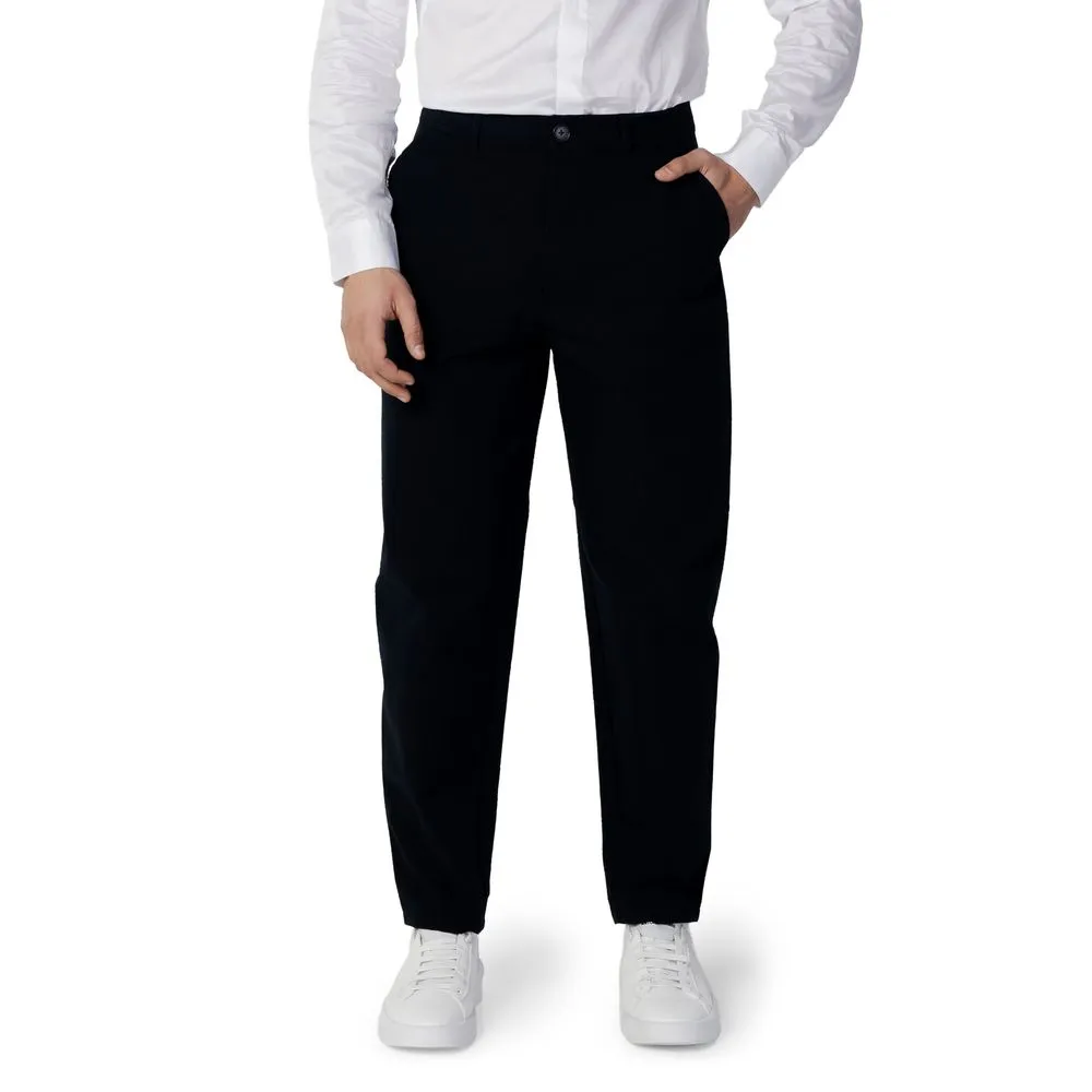 Armani Exchange Men's Blue Cotton Jeans & Pant
