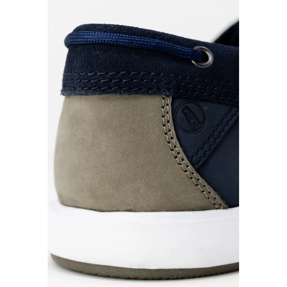 Clarks Men's Blue Leather Casual