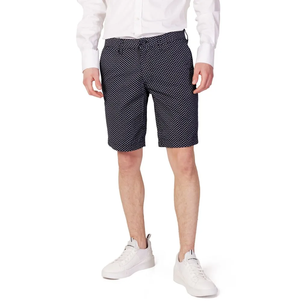 Armani Exchange Men's Blue Cotton Short