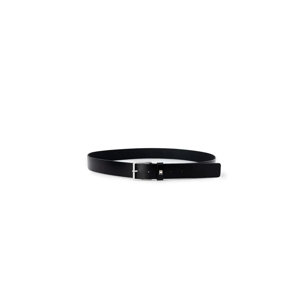 Hugo Boss Men's Black Leather Belt