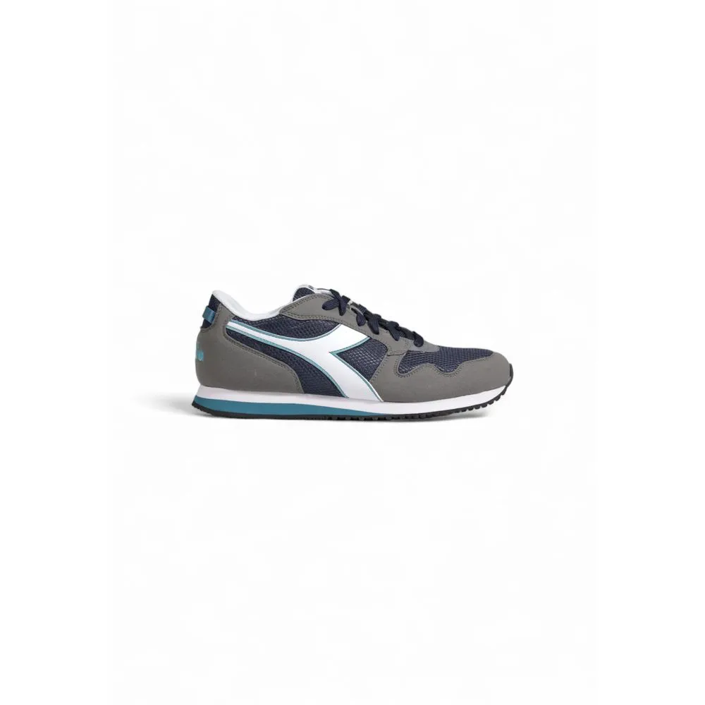 Diadora Men's Blue Textile Sneaker