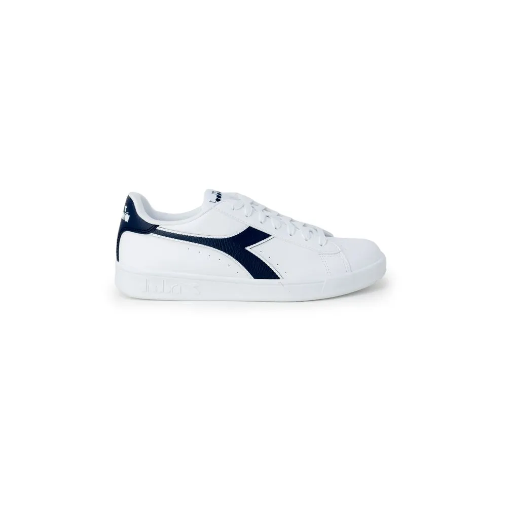 Diadora Men's Blue Leather Leather Sneaker