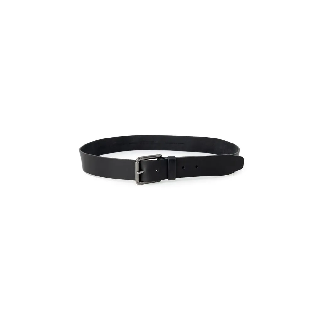 Hugo Boss Men's Black Leather Belt
