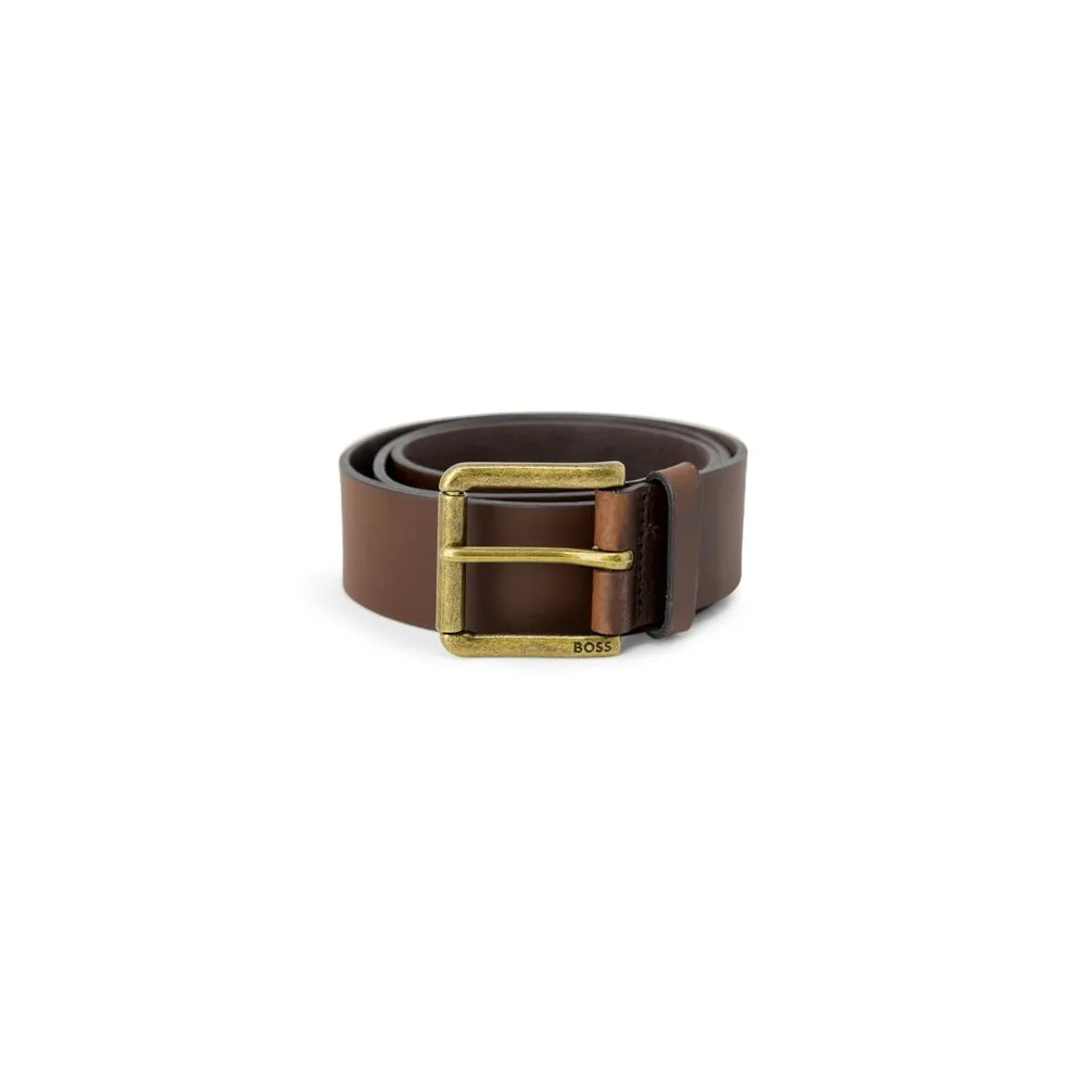 Hugo Boss Men's Brown Leather Belt