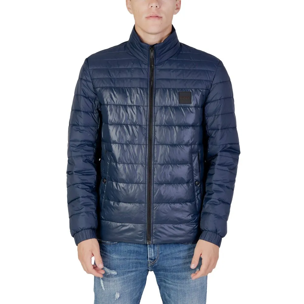 Hugo Boss Men's Blue Polyester Jacket