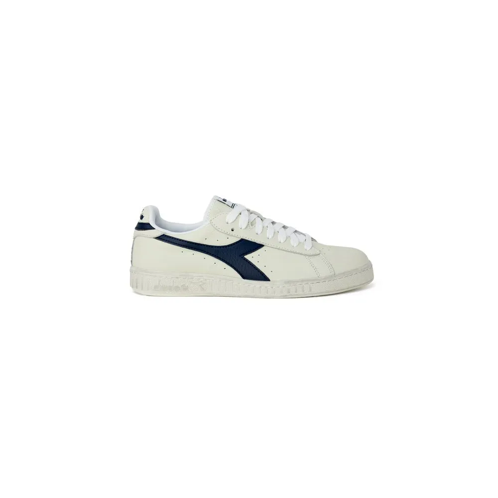 Diadora Men's Blue Synthetic Leather Sneaker