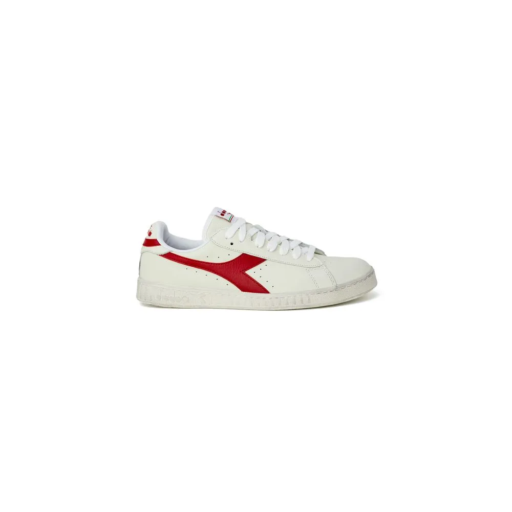 Diadora Men's Red Leather Leather Sneaker