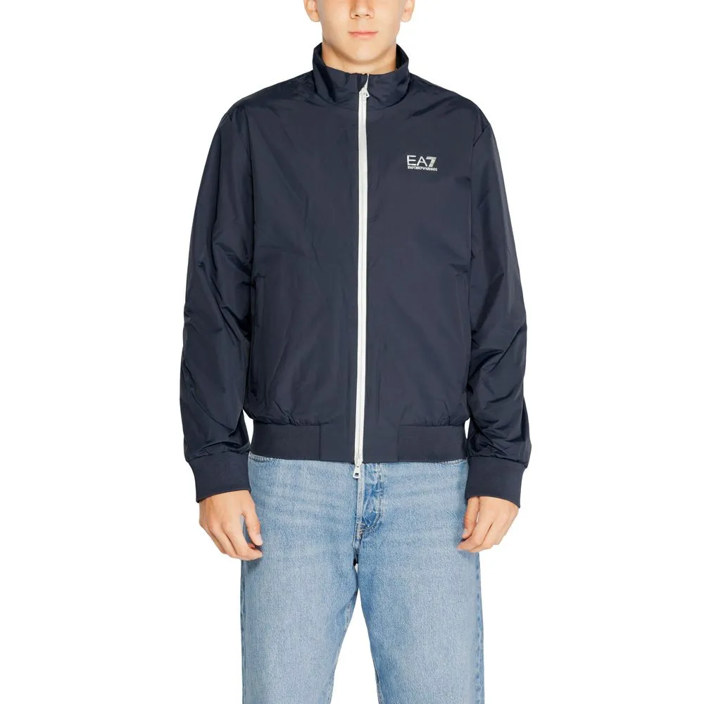 EA7 Emporio Armani Men's Blue Polyamide Jacket