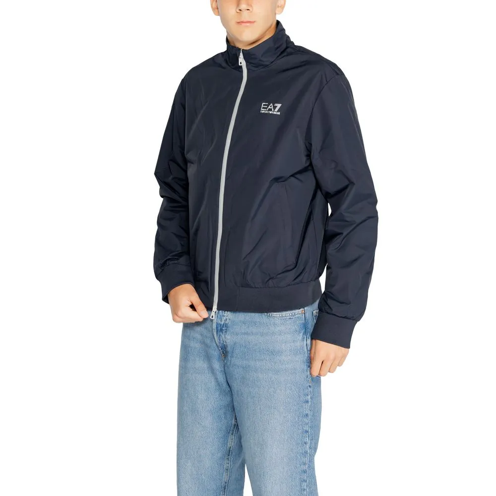 EA7 Emporio Armani Men's Blue Polyamide Jacket