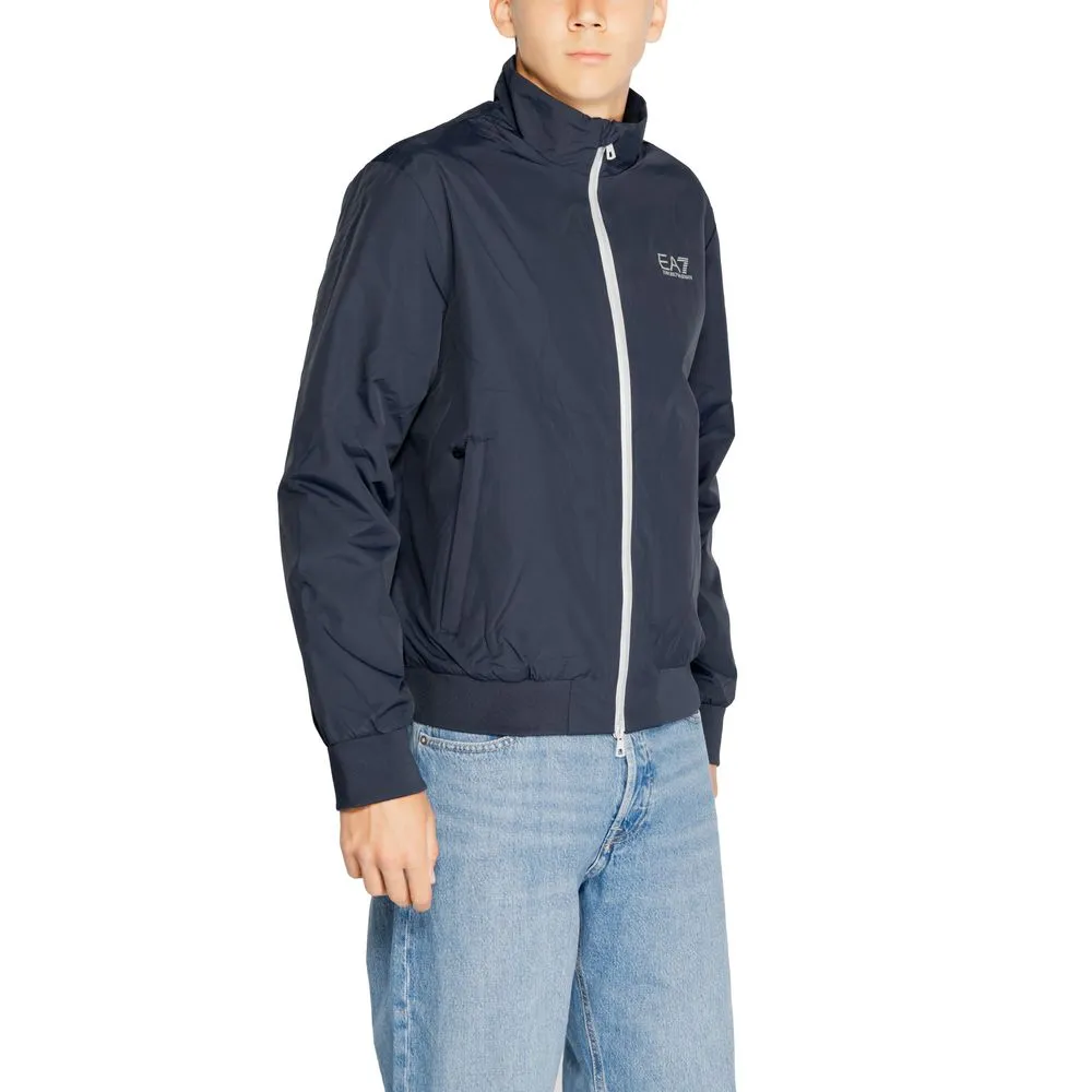 EA7 Emporio Armani Men's Blue Polyamide Jacket