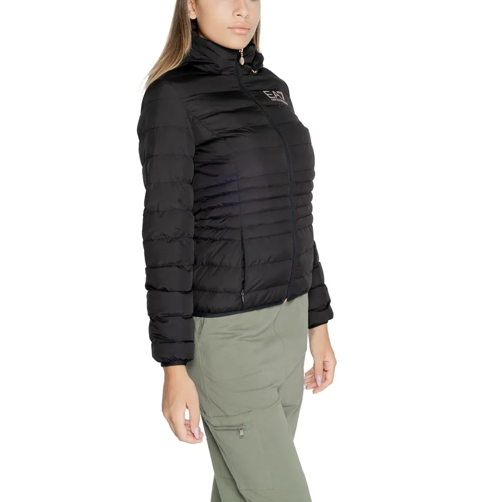 EA7 Emporio Armani Women's Black Polyester Jackets & Coat