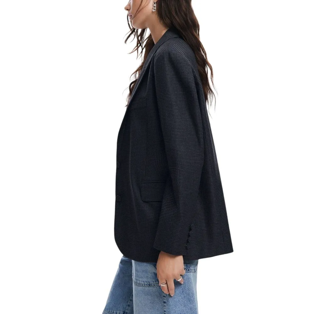 Desigual Women's Black Polyester Suits & Blazer