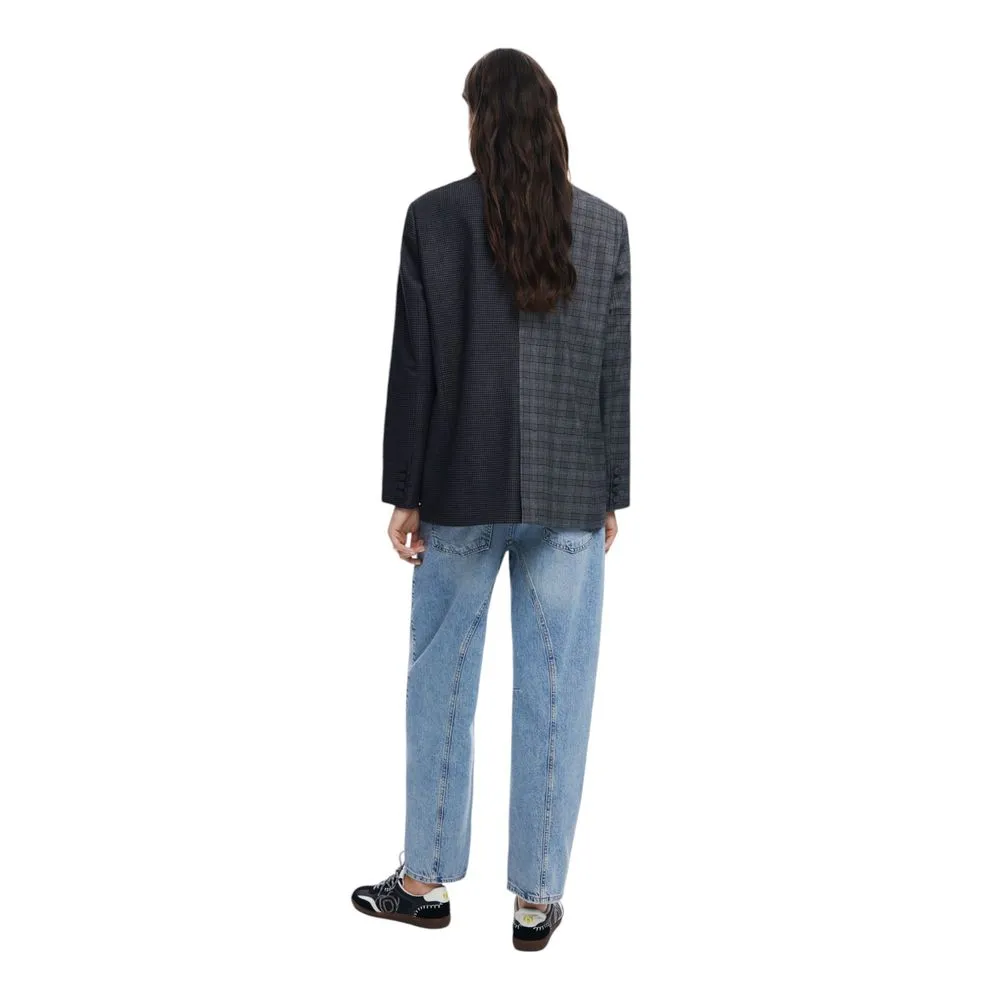 Desigual Women's Black Polyester Suits & Blazer