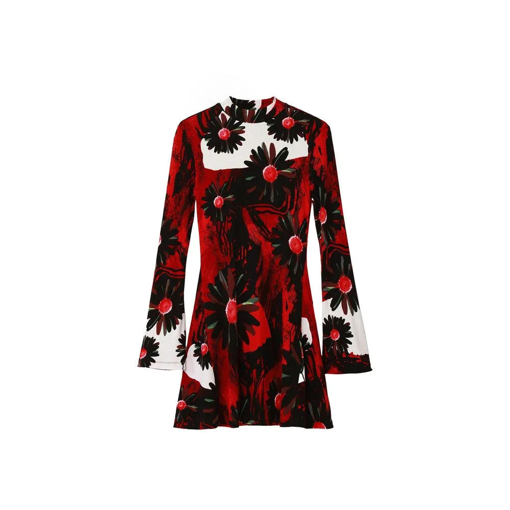 Desigual Women's Red Viscose Dress