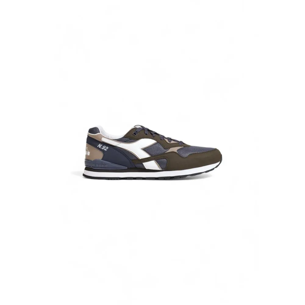 Diadora Men's Blue Fabric Sneaker