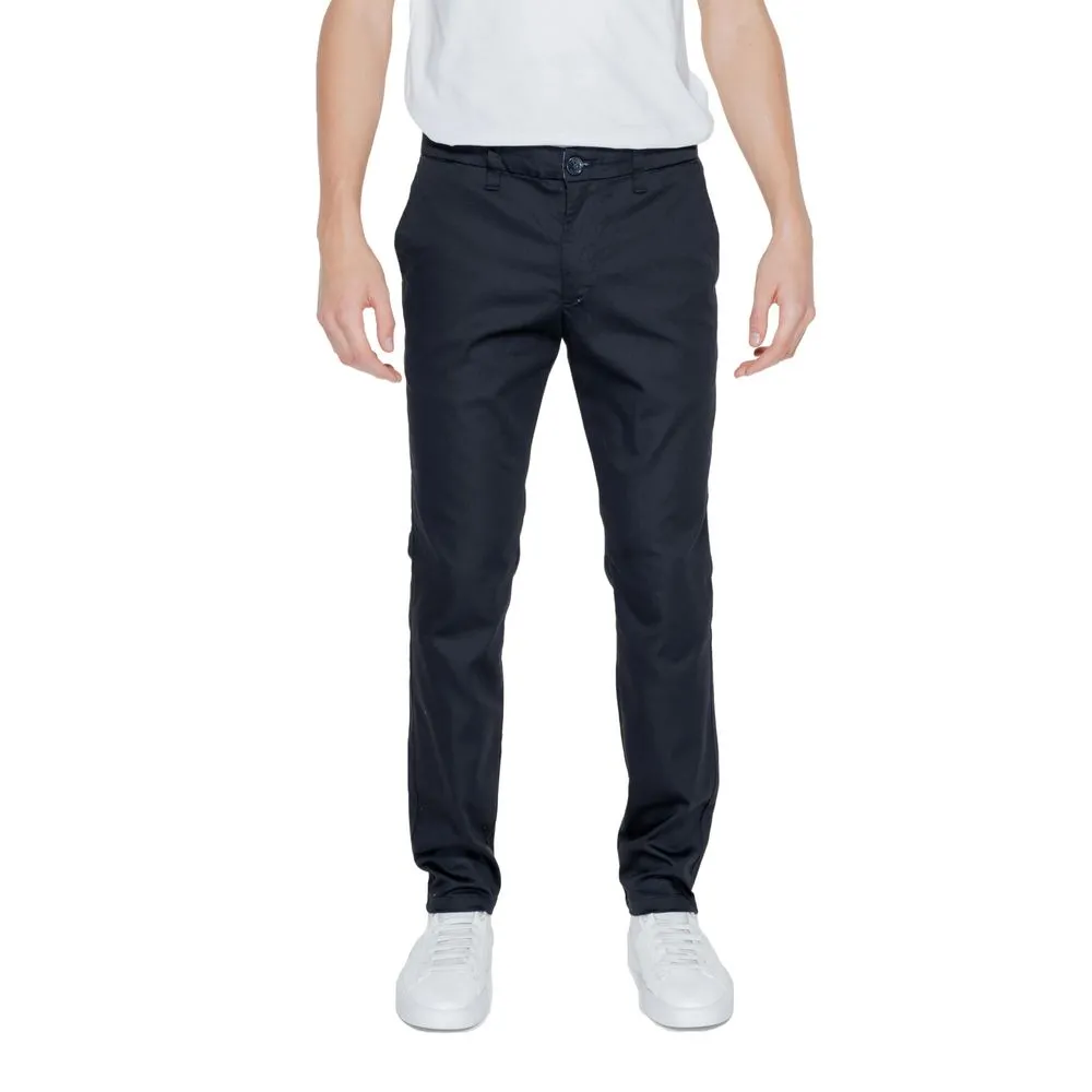Armani Exchange Men's Black Cotton Jeans & Pant