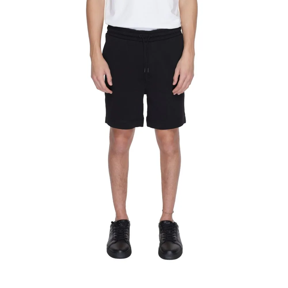 Hugo Boss Men's Black Cotton Short