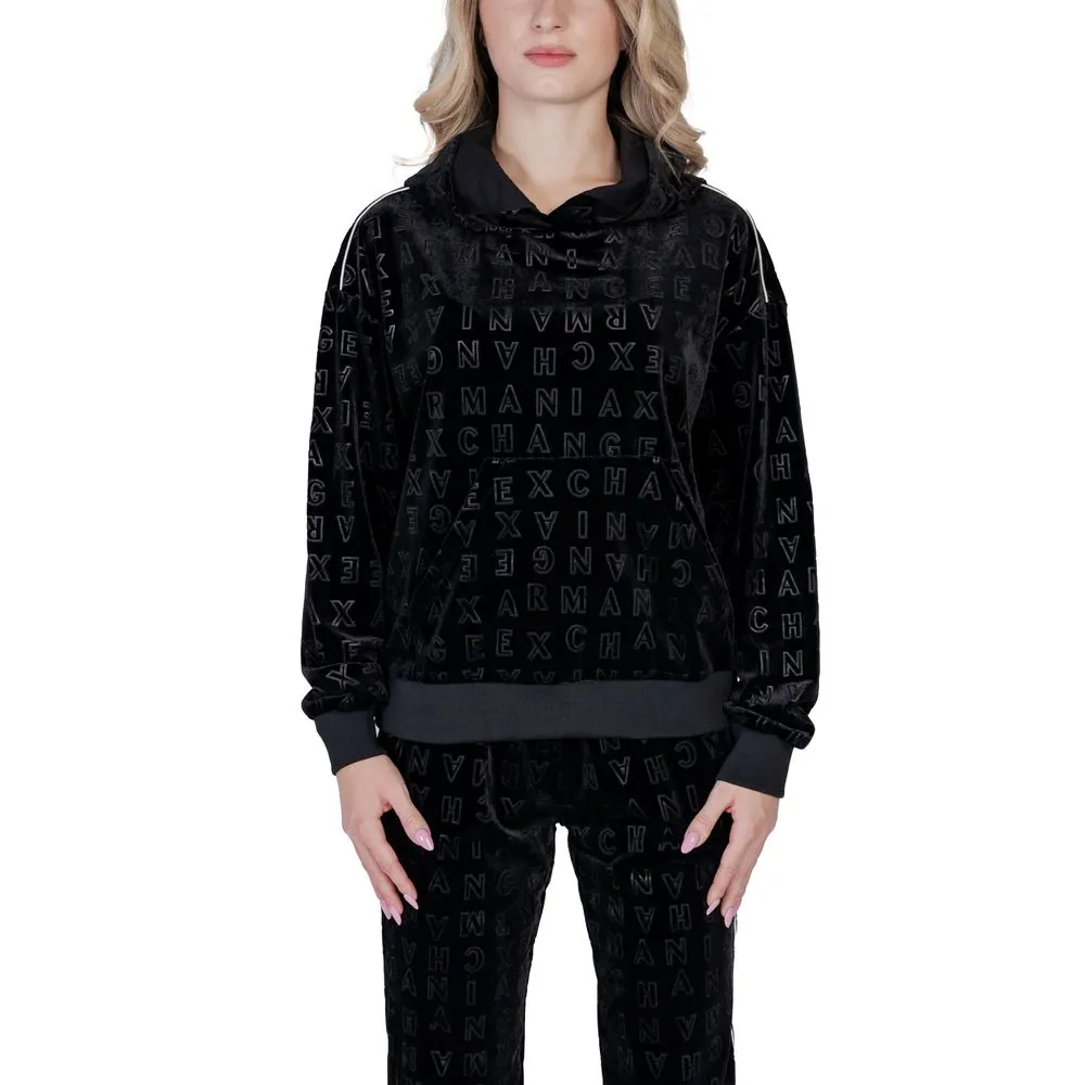 Armani Exchange Women's Black Polyester Sweater