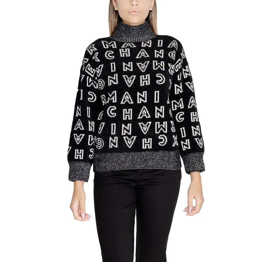 Armani Exchange Women's Black Polyester Sweater