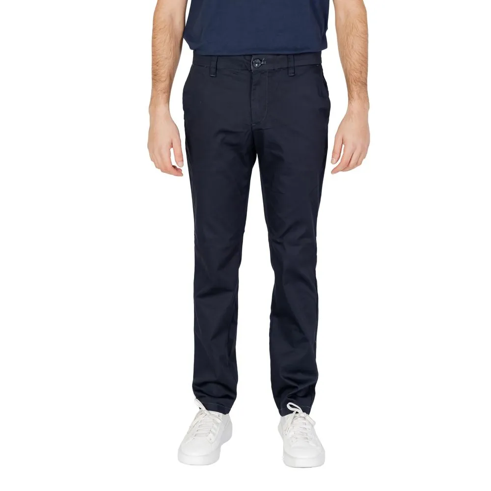Armani Exchange Men's Blue Cotton Jeans & Pant