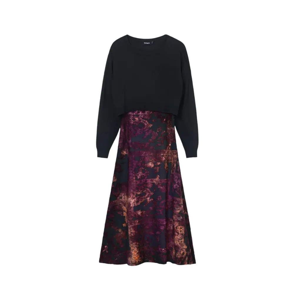 Desigual Women's Black Viscose Dress
