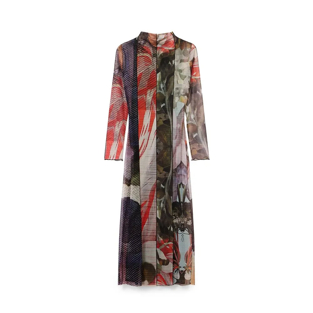 Desigual Women's Green Polyester Dress