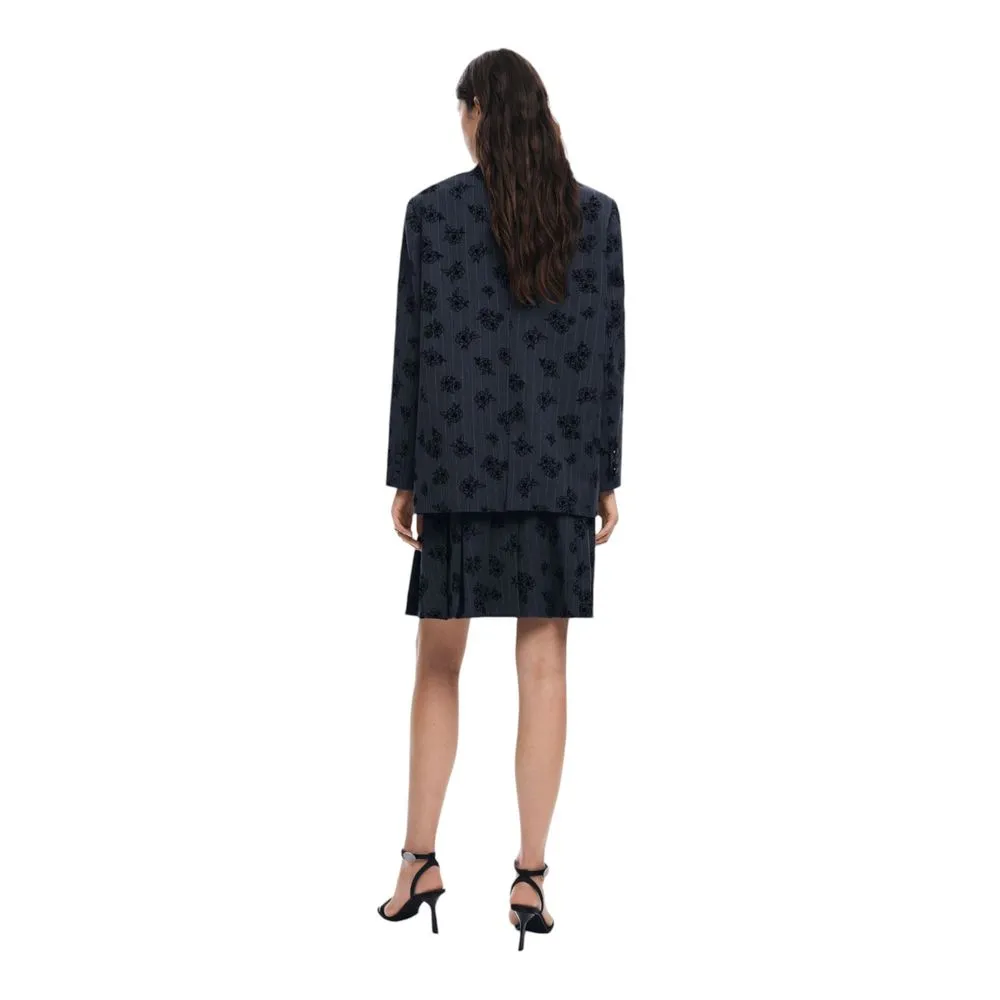 Desigual Women's Gray Polyester Suits & Blazer
