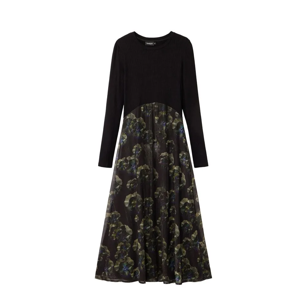 Desigual Women's Black Viscose Dress