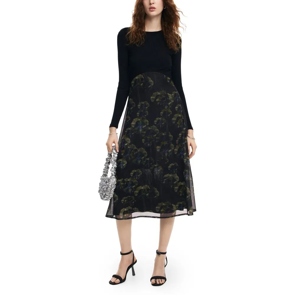 Desigual Women's Black Viscose Dress