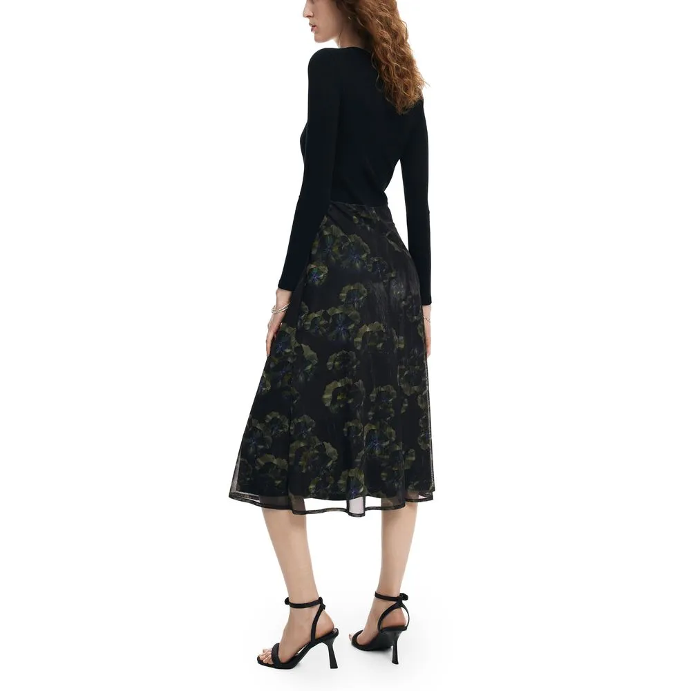 Desigual Women's Black Viscose Dress