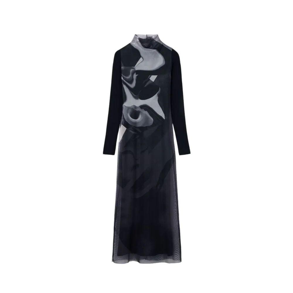 Desigual Women's Gray Polyester Dress