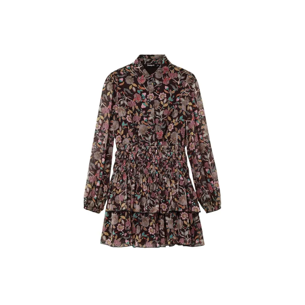Desigual Women's Gray Polyester Dress