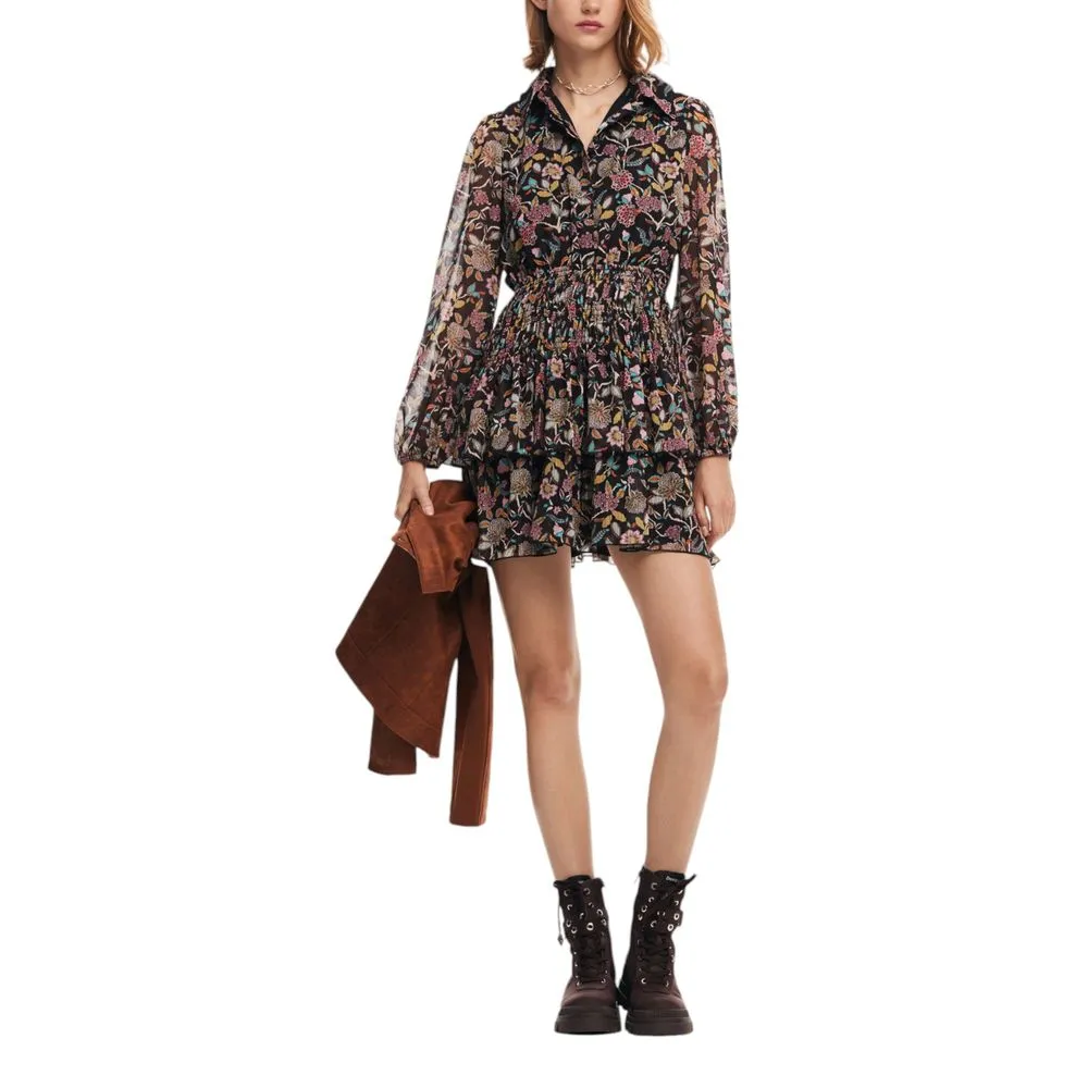 Desigual Women's Gray Polyester Dress