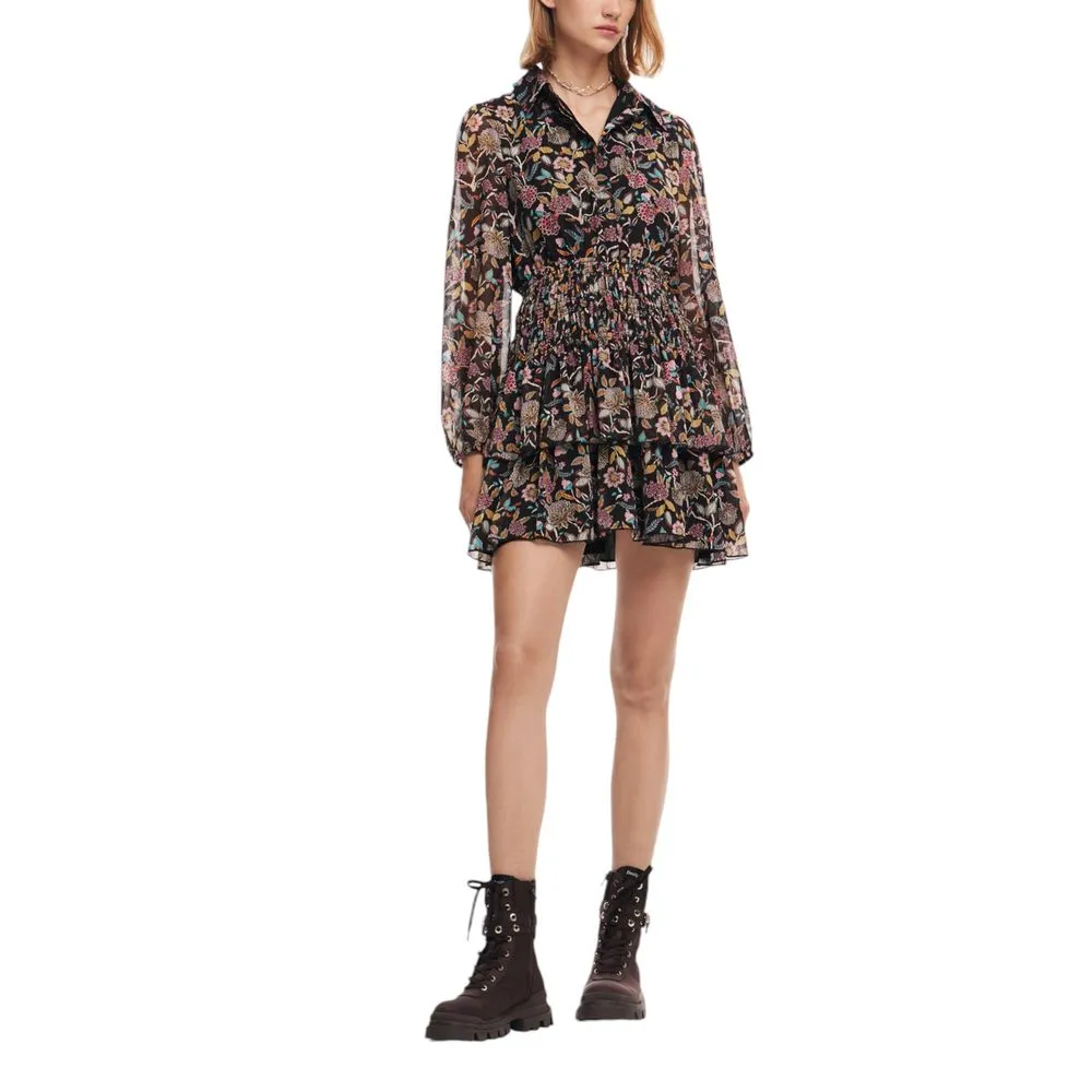 Desigual Women's Gray Polyester Dress